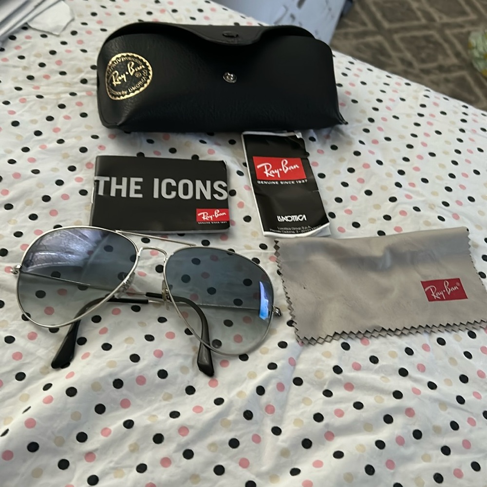 Rayban Aviator silver